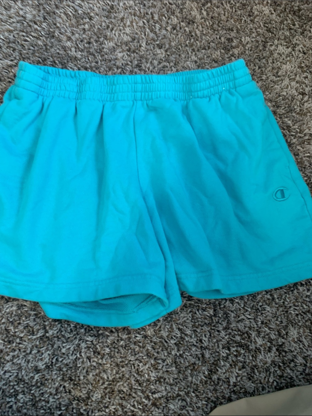 Champion Women's Aqua Athletic Shorts